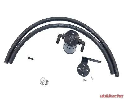 J&L Driver Side Oil Separator 3.0 - Black Anodized Toyota Tacoma/4Runner 3.4L 1995-2004 - 3101D-B