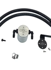 J&L Driver Side Oil Separator 3.0 - Clear Anodized Toyota Tacoma/4Runner 3.4L 1995-2004                                     - 3101D-C - Image 2