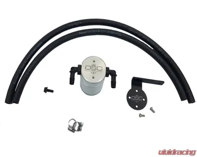 J&L Driver Side Oil Separator 3.0 - Clear Anodized Toyota Tacoma/4Runner 3.4L 1995-2004 - 3101D-C