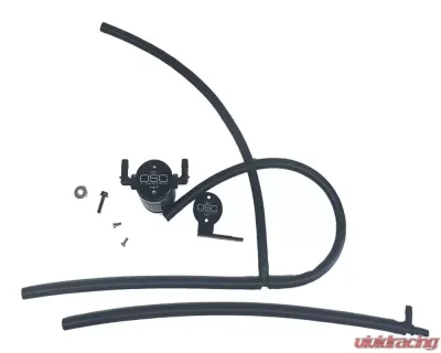 J&L Passenger Side Oil Separator 3.0 - Black Anodized Nissan Titan 5.6L 2003-2015 - 3103P-B