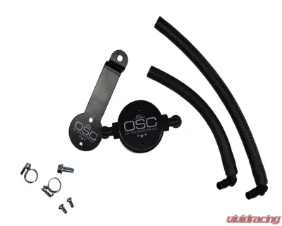 J&L Driver Side Oil Separator 3.0 - Black Anodized Toyota Tacoma 3.5L 2016-2022 - 3104D-B