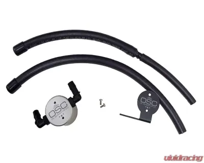 J&L Driver Side Oil Separator 3.0 - Clear Anodized Toyota Tundra 5.7L 2007-2021 - 3105D-C