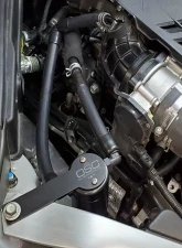 J&L Passenger Side Oil Separator 3.0 - Black Anodized Kia Stinger GT 3.3TT  2018-2023                                     - 3106P-B - Image 3