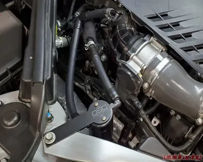 J&L Passenger Side Oil Separator 3.0 - Black Anodized Kia Stinger GT 3.3TT  2018-2023 - 3106P-B