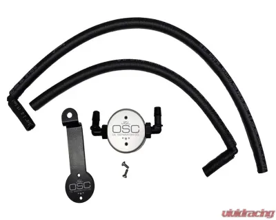 J&L Driver Side Oil Separator 3.0 - Clear Anodized Toyota 4Runner 4.0L 2005-2022 - 3107D-C