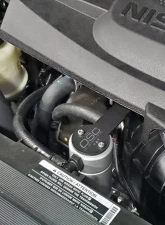 J&L Passenger Side Oil Separator 3.0 - Clear Anodized Nissan Titan 5.6L 2016-2022                                     - 3108P-C - Image 3