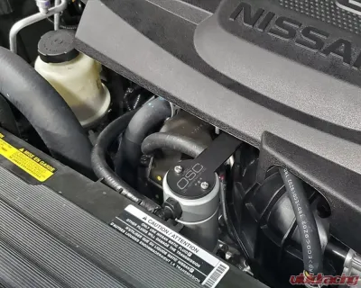 J&L Passenger Side Oil Separator 3.0 - Clear Anodized Nissan Titan 5.6L 2016-2022 - 3108P-C