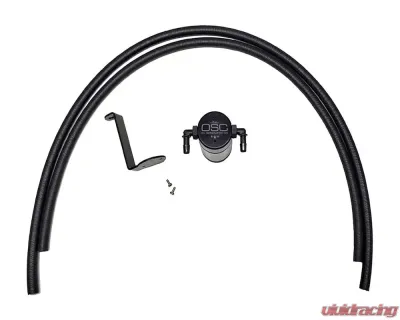 J&L Oil Separator 3.0 - Black Anodized Nissan Frontier 4L 2005-2019 - 3109P-B