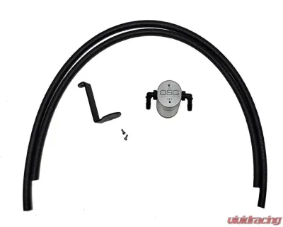 J&L Oil Separator 3.0 - Clear Anodized Nissan Frontier 4L 2005-2019 - 3109P-C