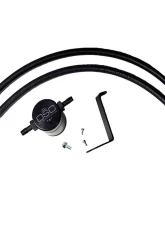 J&L Driver Side Oil Separator 3.0 - Black Anodized Infiniti Q50/Q60 3.0T 2016-2021                                     - 3110D-B - Image 2