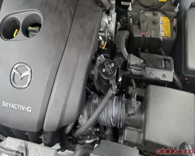 J&L Driver Side 3.0 Oil Separator Kit - Clear Anodized Mazda CX5 2.5L Non-turbo 2014-2022 - 3111D-C