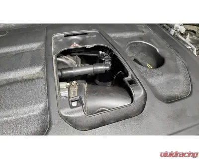J&L Passenger Side Oil Separator 3.0 - Black Anodized Dodge Durango | Jeep Grand Cherokee 3.6L 2016-2023 - 3074P-B