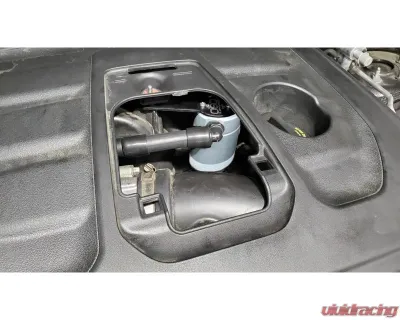 J&L Passenger Side Oil Separator 3.0 - Clear Anodized Dodge Durango | Jeep Grand Cherokee 3.6L 2016-2023 - 3074P-C
