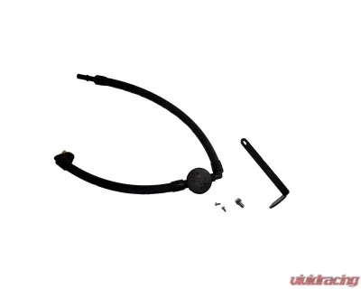 J&L Passenger Side Oil Separator 3.0 - Black Anodized Ford Bronco 2.3L EcoBoost 2021-2023 - 3075P-B