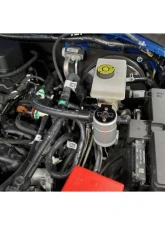 J&L Passenger Side Oil Separator 3.0 - Clear Anodized Ford Bronco 2.3L EcoBoost 2021-2023                                     - 3075P-C - Image 2