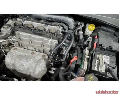 J&L Driver Side Oil Separator 3.0 - Black Anodized Jeep Cherokee | Compass | Renegade 2.4L 2014-2022 - 3077D-B