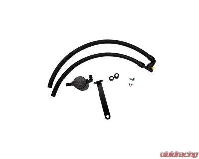 J&L Passenger Side Oil Separator 3.0 - Black Anodized Ford Bronco 2.3L Ecoboost 2021 - 3078D-B