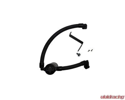 J&L Passenger Side Oil Separator 3.0 - Black Anodized Lincoln Continental | MKZ 3.0L EcoBoost 2017-2020 - 3079P-B