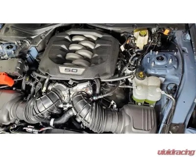 J&L PCV Side Oil Separator 3.0 - Clear Anodized Ford Mustang GT 5.0L 2024 - 3091P-C