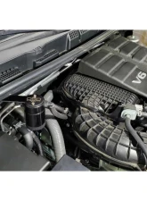 J&L Passenger Side Oil Separator 3.0 - Black Anodized Nissan Frontier 3.8L V6 2022-2024                                     - 3113P-B - Image 2