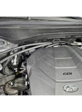J&L Passenger Side Oil Separator 3.0 - Clear Anodize Hyundai Palisade | Kia Telluride 3.8L 2020-2024                                     - 3114P-C - Image 3