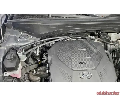 J&L Passenger Side Oil Separator 3.0 - Clear Anodize Hyundai Palisade | Kia Telluride 3.8L 2020-2024 - 3114P-C