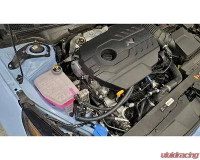 J&L Passenger Side Oil Separator 3.0 - Black Anodized Hyundai Elantra N 2.0L 2022-2023 - 3119P-B