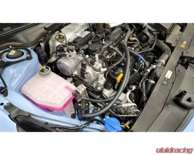 J&L Passenger Side Oil Separator 3.0 - Black Anodized Hyundai Elantra N 2.0L 2022-2023 - 3119P-B