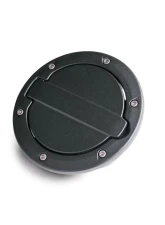 AMP Research Alloy Fuel Door, Black Aluminum - 07-18 Jeep Wrangler JK, 2 dr/4 dr Jeep Wrangler 2007-2018                                     - 73000-01A - Image 5