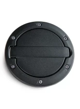 AMP Research Alloy Fuel Door, Black Aluminum - 07-18 Jeep Wrangler JK, 2 dr/4 dr Jeep Wrangler 2007-2018                                     - 73000-01A - Image 5