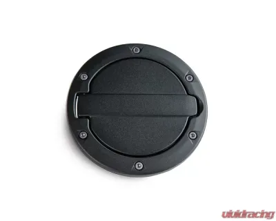 AMP Research Alloy Fuel Door, Black Aluminum - 07-18 Jeep Wrangler JK, 2 dr/4 dr Jeep Wrangler 2007-2018 - 73000-01A