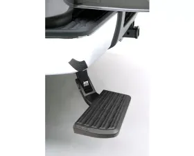 AMP Research Bedstep Flip Down Bumper Step 07-13 Silverado/Sierra Excl 07 Classic, Flareside Mdls