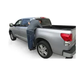 AMP Research Bedstep 2 Flip Down Side Bumper Step 07-21 Toyota Tundra, Crewmax Toyota Tundra