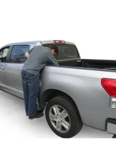 AMP Research Bedstep 2 Flip Down Side Bumper Step 07-21 Toyota Tundra, Crewmax Toyota Tundra                                     - 75405-01A - Image 3