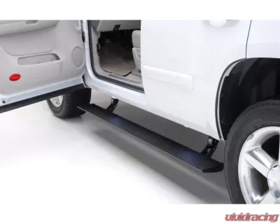 AMP Research PowerStep Plug N Play Black w/OEM Style Illumination Chevrolet Silverado 1500 Crew Cab 2019+ - 76254-01A