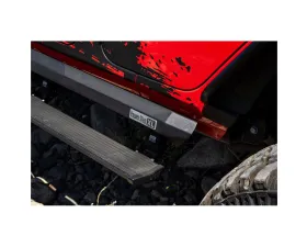 AMP Research PowerStep XL Black w/OEM Style Illumination Jeep Wrangler JKU 4DR 2007-2018