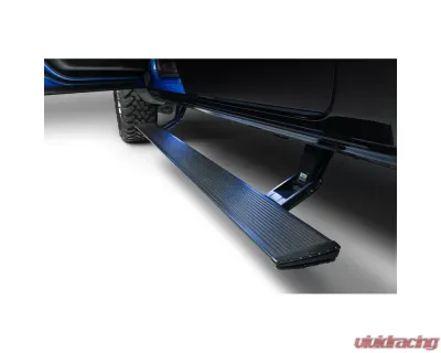 AMP Research PowerStep Xtreme Black w | OEM Style Illumination Ram 1500 2019+ - 78240-01A