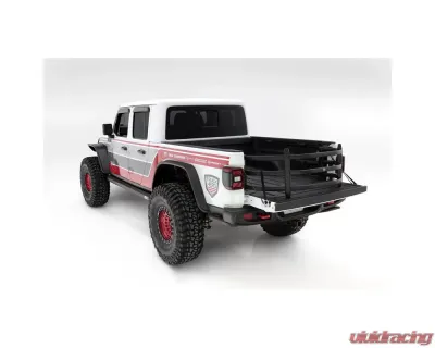 AMP Research BedXtender HD Sport Black for 2020 Jeep Gladiator - V-Shape Design, Aluminum - 74833-01A