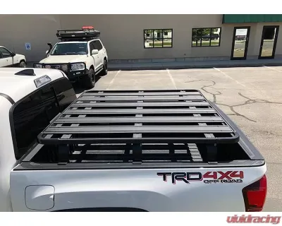 Eezi-Awn 1400mm x 1.4M | 55" x 55" K9 Bed Rail Rack Kit Toyota Tacoma - K9BR-Tacoma-1400-1400