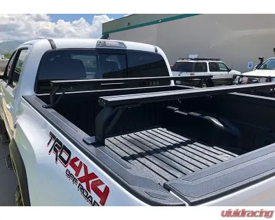Eezi-Awn 1400mm K9 Bed Rail Load Bar Kit Toyota Tacoma - K9LB-Tacoma-Bedrail-1400