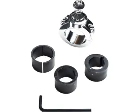 Techmount 5G Fixed Bar Mounts Chrome 1-1/4