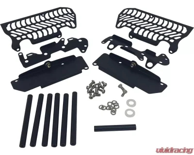 Unabiker Radiator Guard Black KTM 85 SX (17/14) 2018-2022 - 18KTM85SX-K