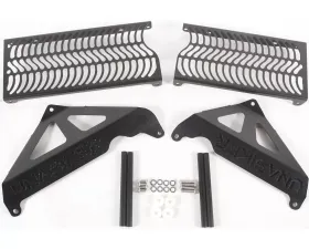 Unabiker Radiator Guard Black Kawasaki KLX250S 2009-2014