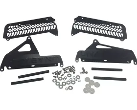 Unabiker Radiator Guard Black Yamaha