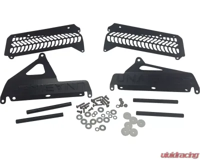 Unabiker Radiator Guard Black Yamaha - YWR45016-K