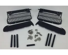Unabiker Radiator Guard Black Yamaha YZ250 2003-2019