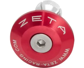Zeta Red Bar End Plug part#ZE48-7006