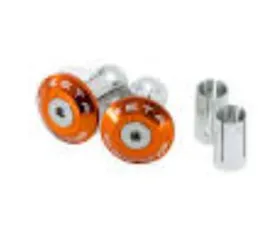 Zeta Orange Bar End Plug