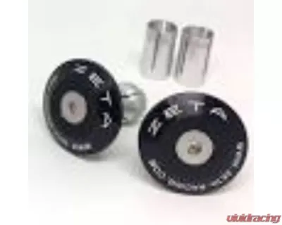 Zeta Black Bar End Plug part#ZE48-7105 - ZE48-7105