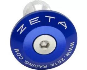 Zeta 35mm Blue Bar End Plug
